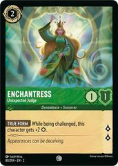 Enchantress - Unexpected Judge [Foil] #80 Lorcana Rise of the Floodborn Prices