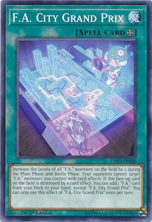 F.A. City Grand Prix [1st Edition] EXFO-EN088 YuGiOh Extreme Force