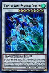 Crystal Wing Synchro Dragon [1st Edition] DUPO-EN068 YuGiOh Duel Power Prices