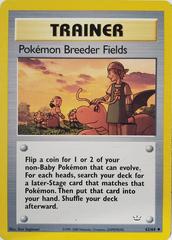 Pokemon Breeder Fields Pokemon Neo Revelation Prices