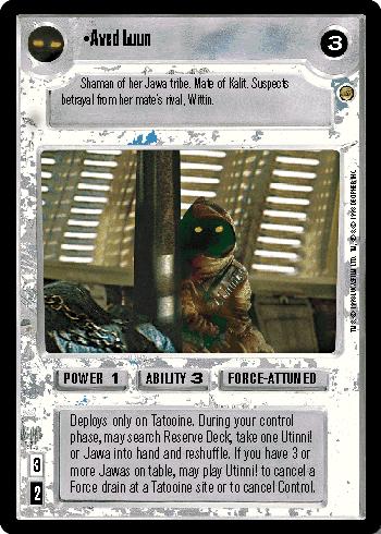 Aved Luun [Limited] Star Wars CCG Jabba's Palace