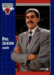 Phil Jackson #28 Basketball Cards 1991 Fleer Prices