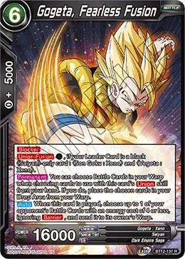 Gogeta, Fearless Fusion BT12-137 Dragon Ball Super Vicious Rejuvenation