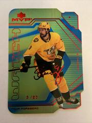 Filip Forsberg [Green] Hockey Cards 2021 Upper Deck MVP Colors and Contours Prices