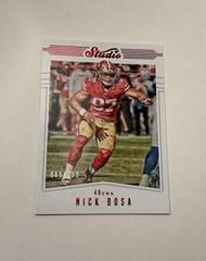 Nick Bosa [Red] #S9 Football Cards 2019 Panini Chronicles Studio Prices