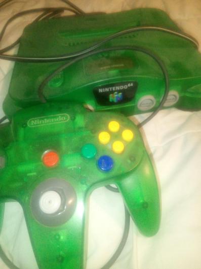 Funtastic Jungle Green Nintendo 64 System photo