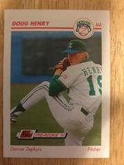 Doug Henry #140 Baseball Cards 1991 Impel Line Drive Prices