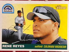 Rene Reyes #358 Baseball Cards 2004 Topps Heritage Prices