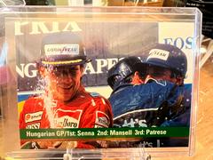 Hungarian GP/1st: Senna 2nd: Mansell 3rd: Patrese #109 Racing Cards 1992 Grid F1 Prices