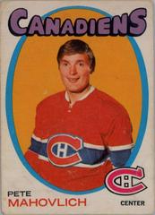 Pete Mahovlich Hockey Cards 1971 O-Pee-Chee Prices