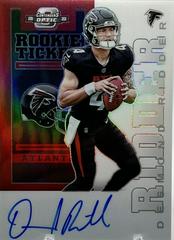 Desmond Ridder [2012 Throwback Autograph] #12TR-DR Football Cards 2022 Panini Contenders Optic Throwback Rookie Autographs Prices