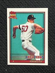 Tom Bolton #37 Baseball Cards 1991 Topps Micro Prices