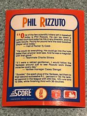 Phil Rizzuto #15 Baseball Cards 1990 Score the MVP's Prices