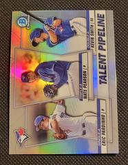 Nate Pearson/Kevin Smith/Eric Pardinho #TP-TOR Baseball Cards 2020 Bowman Chrome Talent Pipeline Trios Prices
