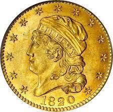 1820 Coins Capped Bust Half Eagle Prices