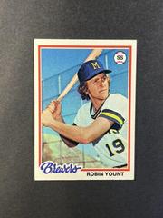 Robin Yount #173 Baseball Cards 1978 Topps Prices