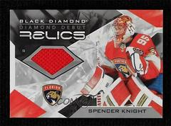 Spencer Knight #DD-SK Hockey Cards 2021 Upper Deck Black Diamond Debut Relics Prices