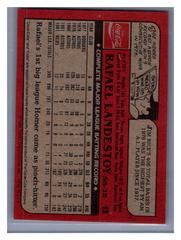 Back | Rafael Landestoy Baseball Cards 1982 Coca Cola