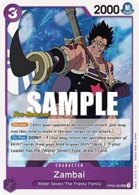 Zambai [Pre-Release] OP03-063 One Piece Pillars of Strength