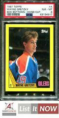 Wayne Gretzky Hockey Cards 1987 Topps Box Bottoms Hand Cut Prices