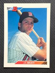 J. T. Bruett #112 Baseball Cards 1992 Bowman Prices