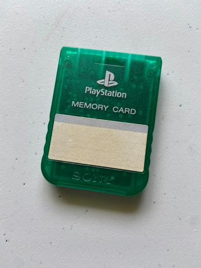 PS1 Memory Card [Clear Green] photo