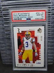 Odell Beckham Jr. [Gold] Football Cards 2014 SP Authentic Future Watch Prices