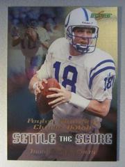 Peyton Manning,Charlie Batch #21 Football Cards 1999 Panini Score Settle The Score Prices
