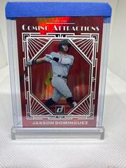 Jasson Dominguez #CA19 Baseball Cards 2023 Panini Donruss Coming Attractions Prices