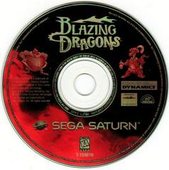 Blazing Dragons - Disc | Blazing Dragons Sega Saturn