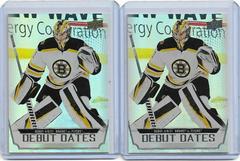 Jeremy Swayman [Gold] Hockey Cards 2022 Upper Deck Debut Dates Prices