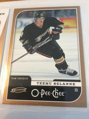 Teemu Selanne [Checklist] Hockey Cards 2006 O Pee Chee Prices