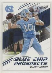Mitchell Trubisky Football Cards 2017 Panini Prestige Blue Chip Prospects Prices