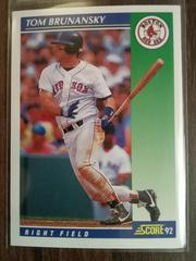 Tom Brunansky #46 Baseball Cards 1992 Score Prices