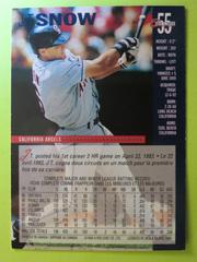 Reverse | J.T. Snow Baseball Cards 1994 O Pee Chee
