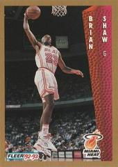 Brian Shaw #122 Basketball Cards 1992 Fleer Prices