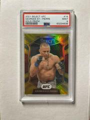 Georges St Pierre [Gold] #14 Ufc Cards 2021 Panini Select UFC Prices