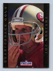 Joe Montana  | joe montana Football Cards 1992 Pro Line Portraits Quarterback Gold