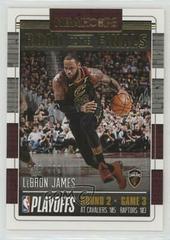 LeBron James #57 Basketball Cards 2018 Panini Hoops Road to the Finals Prices