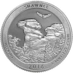 2016 S [SHAWNEE PROOF] Coins America the Beautiful Quarter Prices