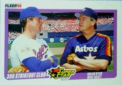 Nolan Ryan, Mike Scott #636 Baseball Cards 1990 Fleer Prices