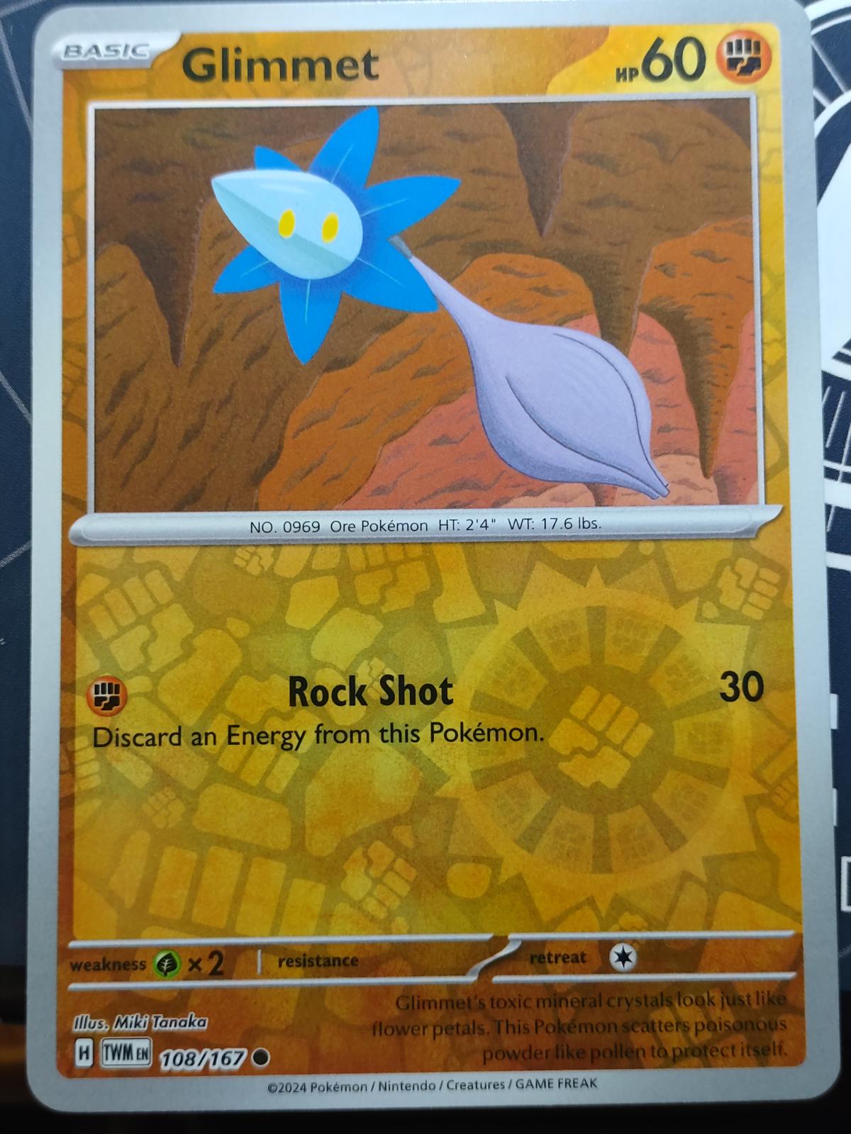 Glimmet [Reverse Holo] #108 Prices | Pokemon Twilight Masquerade ...
