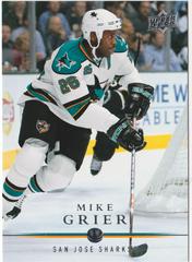 Mike Grier #412 Hockey Cards 2008 Upper Deck Prices