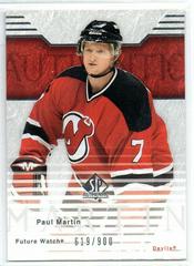 Paul Martin Hockey Cards 2003 SP Authentic Prices