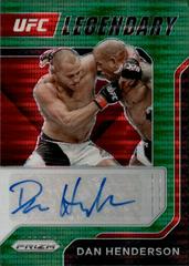 Dan Henderson [Green Pulsar] Ufc Cards 2022 Panini Prizm UFC Legendary Signatures Prices