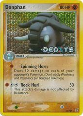 Donphan [Reverse Holo] #30 Pokemon Deoxys Prices