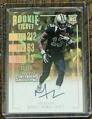 Michael Thomas [Autograph Cracked Ice] #330 Football Cards 2016 Panini Contenders Prices