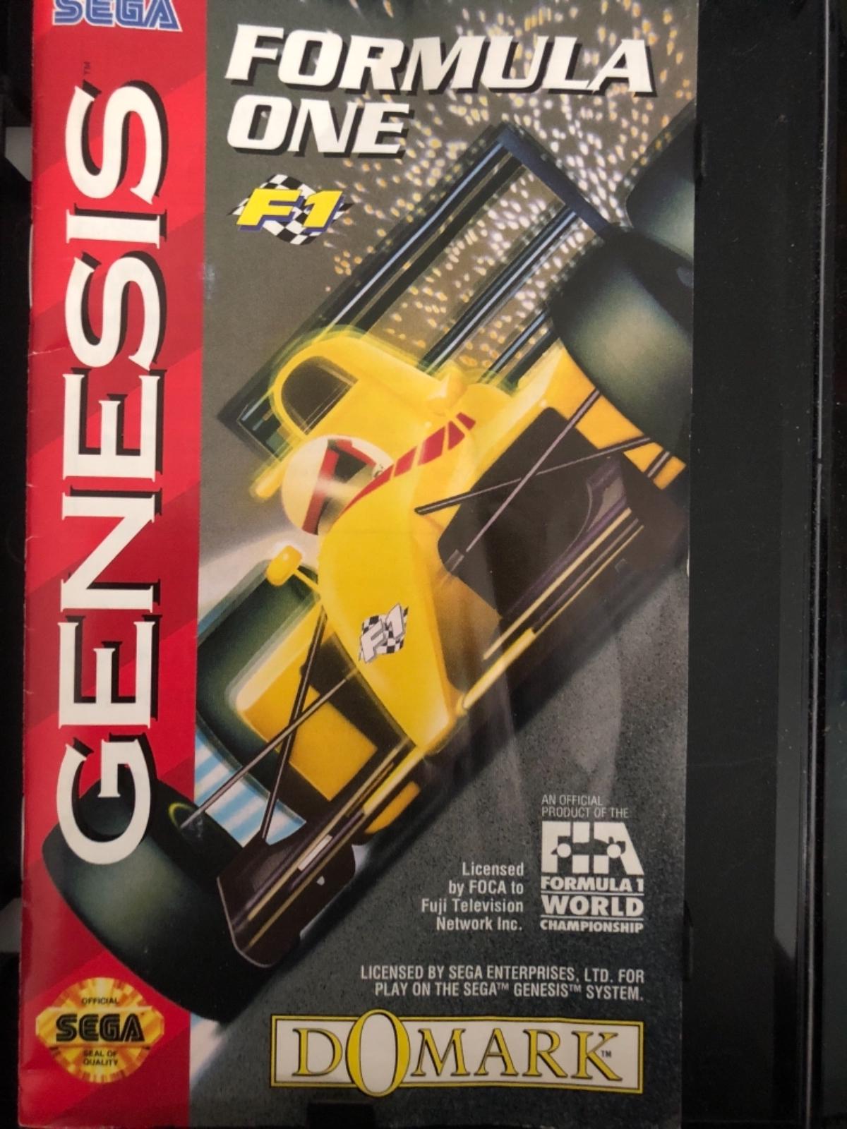 Jogo De Mega Drive, F1 World Championship, Sega | Frete grátis