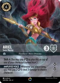 Ariel - Sonic Warrior [Enchanted] #220 Lorcana Ursula's Return