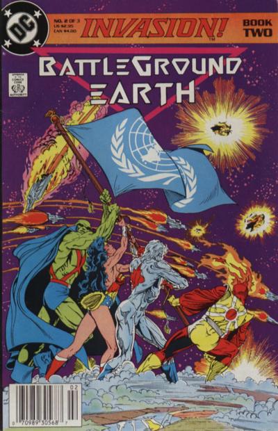 Invasion: Battleground Earth [Newsstand] #2 (1988) Comic Books Invasion